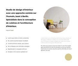 Atelier De Recherche En Design - Modèle D'Une Page