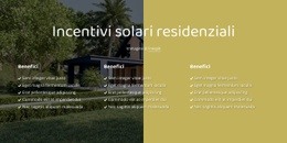 L'Energia Solare Inizia Con Il Sole Modello Reattivo HTML5
