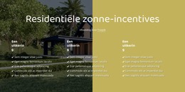 Zonne-Energie Begint Bij De Zon - Eenvoudige HTML-Sjabloon