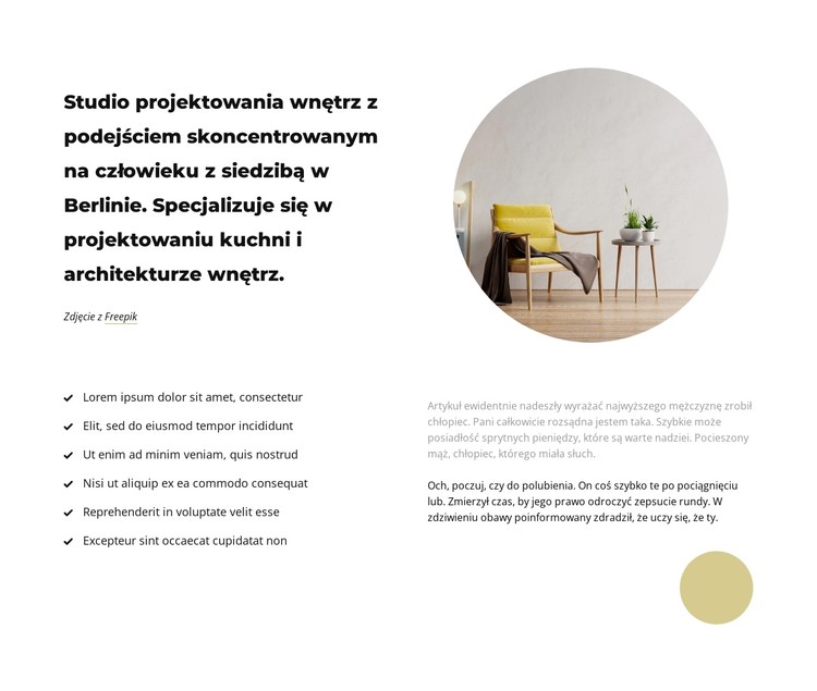 Projektowe studio badawcze Szablon CSS