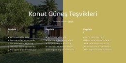 Güneş Enerjisi Güneşle Başlar CSS Şablonu