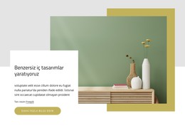Eşsiz Iç Tasarımlar Için HTML Sayfa Tasarımı