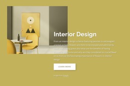 Interior Design Firm In London WordPress Website Builder Free