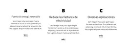 Plantilla HTML5 Exclusiva Para Repetidor De Cuadrícula Con Textos