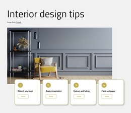 Interior Design Tips - HTML5 Template