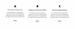 Grid Repeater With Texts - Beautiful Website Design