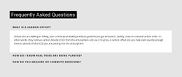 Frequently asked questions - CSS Template by Nicepage