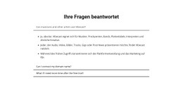 Ihre Fragen Beantwortet