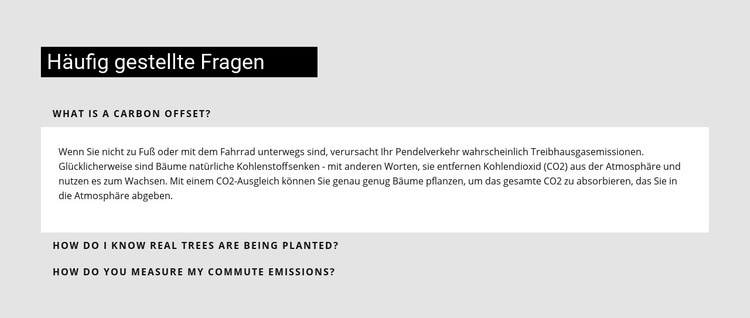 Häufig gestellte Fragen Website-Modell