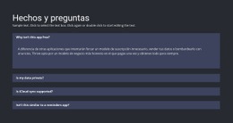 Hechos Y Preguntas - Website Creator HTML