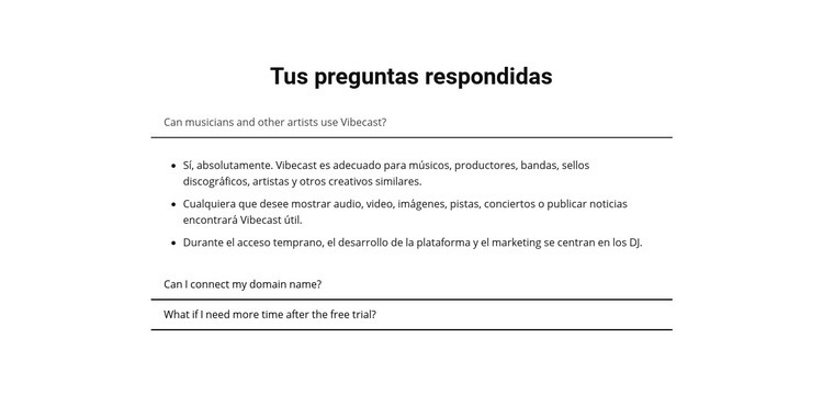 Tus preguntas respondidas Creador de sitios web HTML