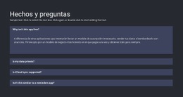 Diseño Web Gratuito Para Hechos Y Preguntas