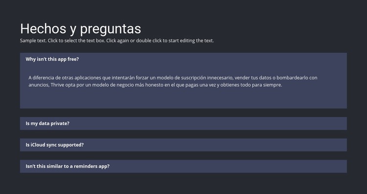 Hechos y preguntas Diseño de páginas web