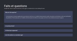 Faits Et Questions Modèle Gratuit