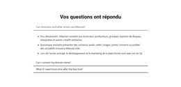 Vos Questions Ont Répondu