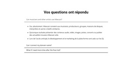 Vos Questions Ont Répondu