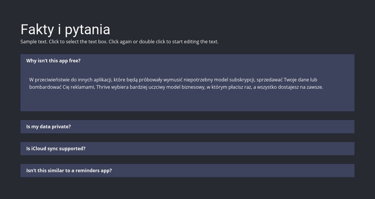 Fakty i pytania Szablony do tworzenia witryn internetowych