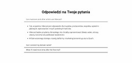 Odpowiedzi Na Twoje Pytania