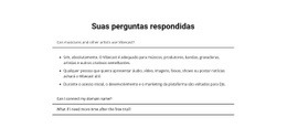 Suas Perguntas Respondidas - Construtor De Sites Profissional