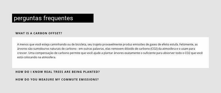 Perguntas frequentes Modelo HTML5