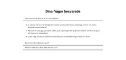 Dina Frågor Besvarade