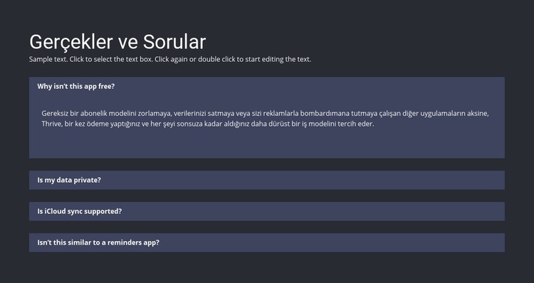 Gerçekler ve sorular CSS Şablonu