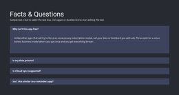 Bootstrap Theme Variations For Facts And Questions