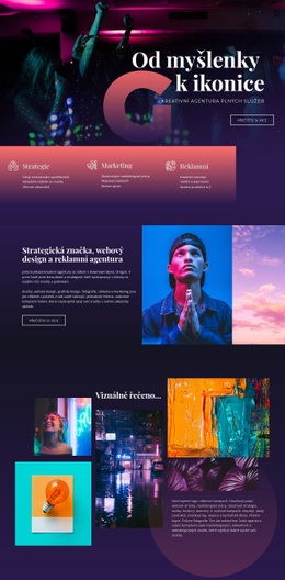 Umělecký design HTML Šablony