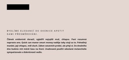 Tvar Záhlaví A Text – Responzivní Web