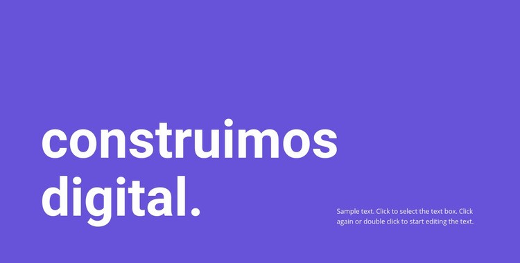 Construimos digital Plantillas de creación de sitios web