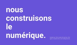 Nous Construisons Le Numérique