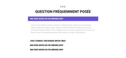 Consultez Les Questions Courantes