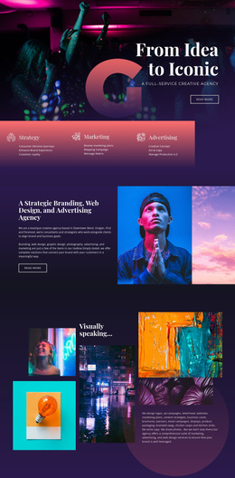 Iconic Ideas Of Art Templates Html5 Responsive Free