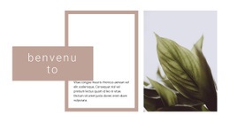Benvenuti Nel Garden Center - Modello Di Pagina HTML5