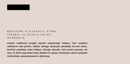 Kształt Nagłówka I Tekstu - Responsywna Strona Internetowa