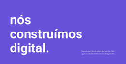 Nós Construímos Digital – Site Responsivo