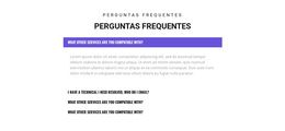 Confira As Perguntas Populares