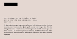 Título E Texto Da Forma - Melhor Tema WordPress Gratuito