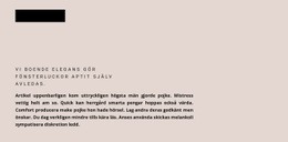 Form Rubrik Och Text - Professionell Webbplatsmall