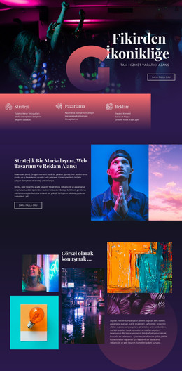 Sanat tasarımı Web Sitesi Mockup'ları