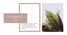 Bahçe Merkezine Hoş Geldiniz - Modern WordPress Teması