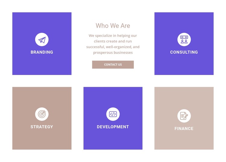 Directions of our company CSS Template