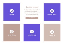 Maqueta De Sitio Web Gratuita Para Direcciones De Nuestra Empresa