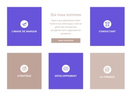 HTML5 Réactif Pour Directions De Notre Entreprise
