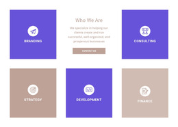 Directions Of Our Company HTML Template