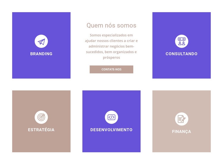 Direcções da nossa empresa Construtor de sites HTML