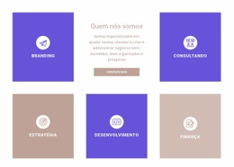 Direcções Da Nossa Empresa - Designer Da Página De Destino