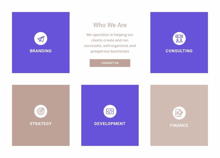 Directions of our company Wix Template Alternative