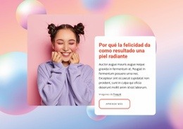 Por Qué La Felicidad Da Como Resultado Una Piel Radiante - Creador De Sitios Web Sencillo