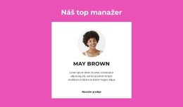 Bezplatná Online Šablona Pro Říká Top Manažer
